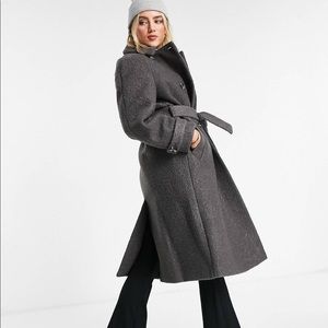 Topshop Boucle Trench